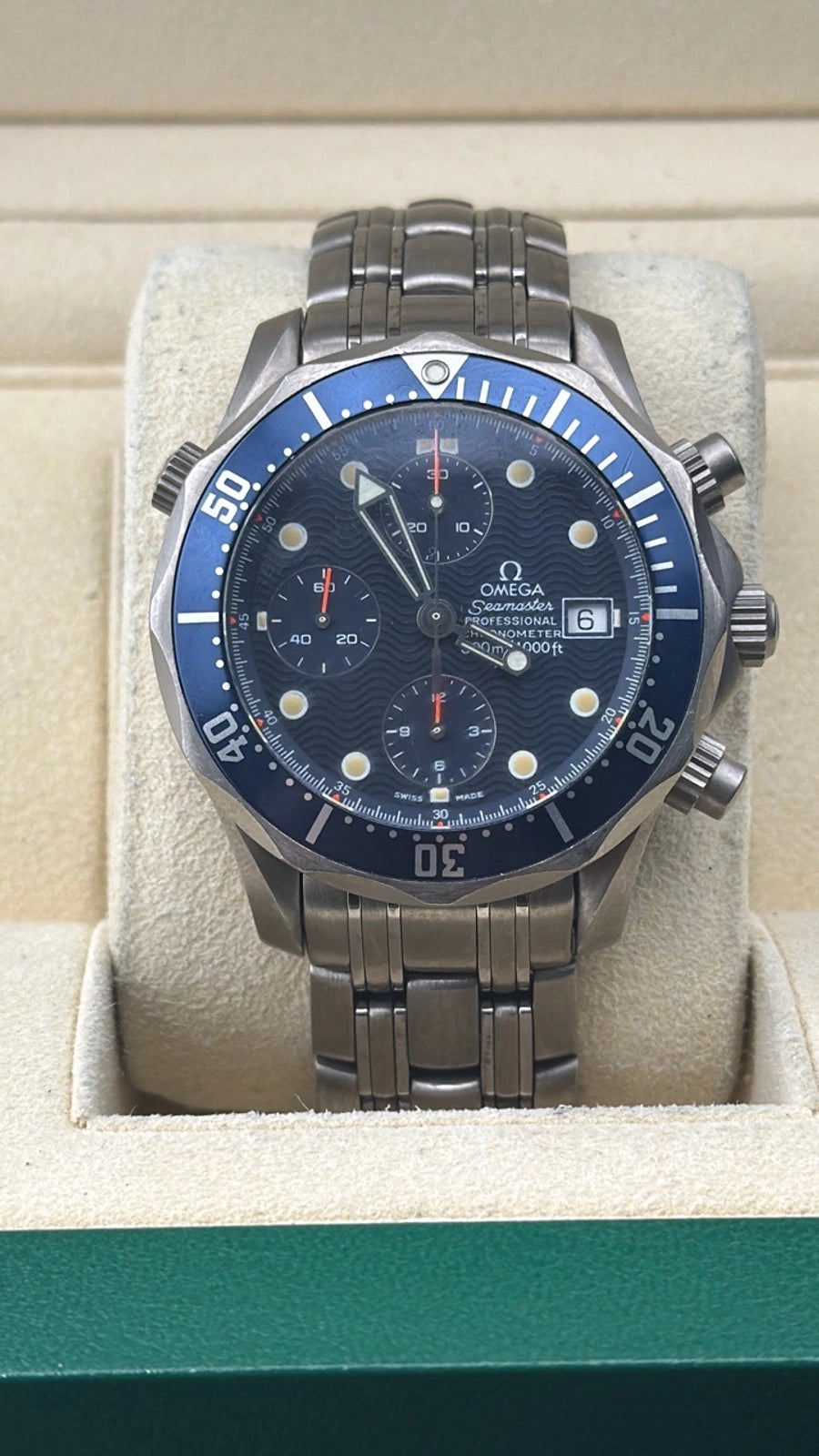 Omega Seamaster Blue Dial on Titanium 2298.80.00