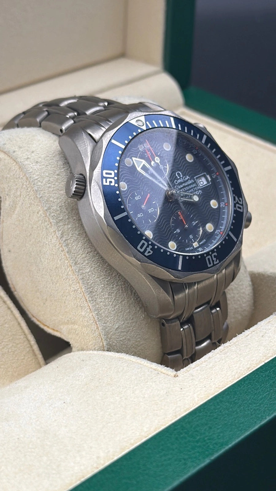 Omega Seamaster Blue Dial on Titanium 2298.80.00