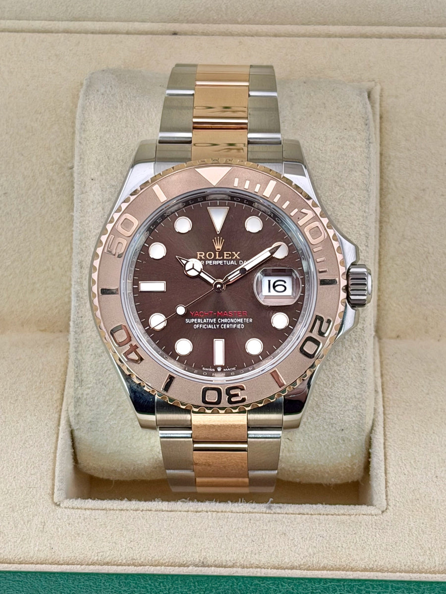 Rolex Yacht-Master Chocolate Dial on Oyster 126621 Complete 2023