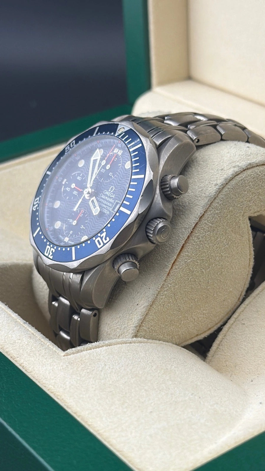 Omega Seamaster Blue Dial on Titanium 2298.80.00