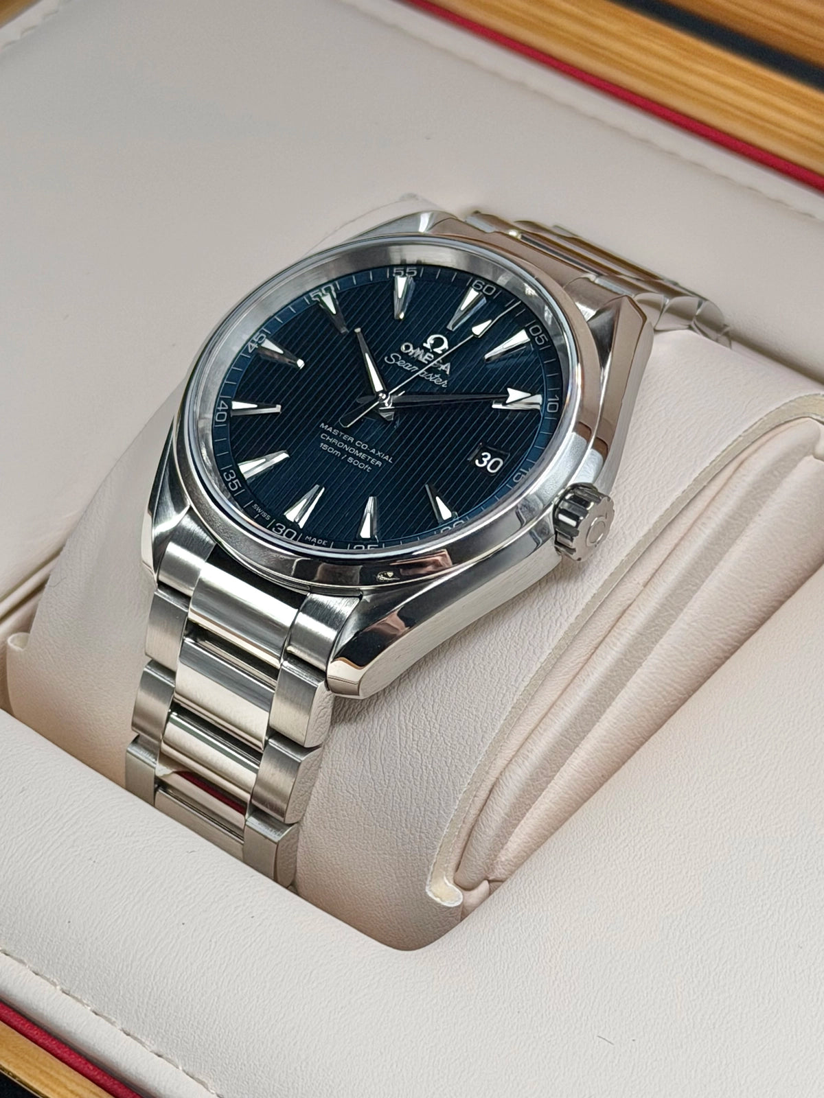 Omega Aqua Terra Blue Dial on Stainless Steel 231.10.42.21.03.003 Complete 2024