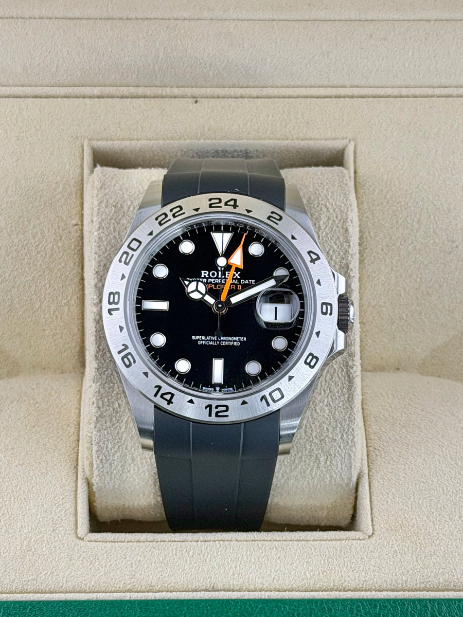 Rolex Explorer II Black Dial on Oyster 226570 Complete 2025