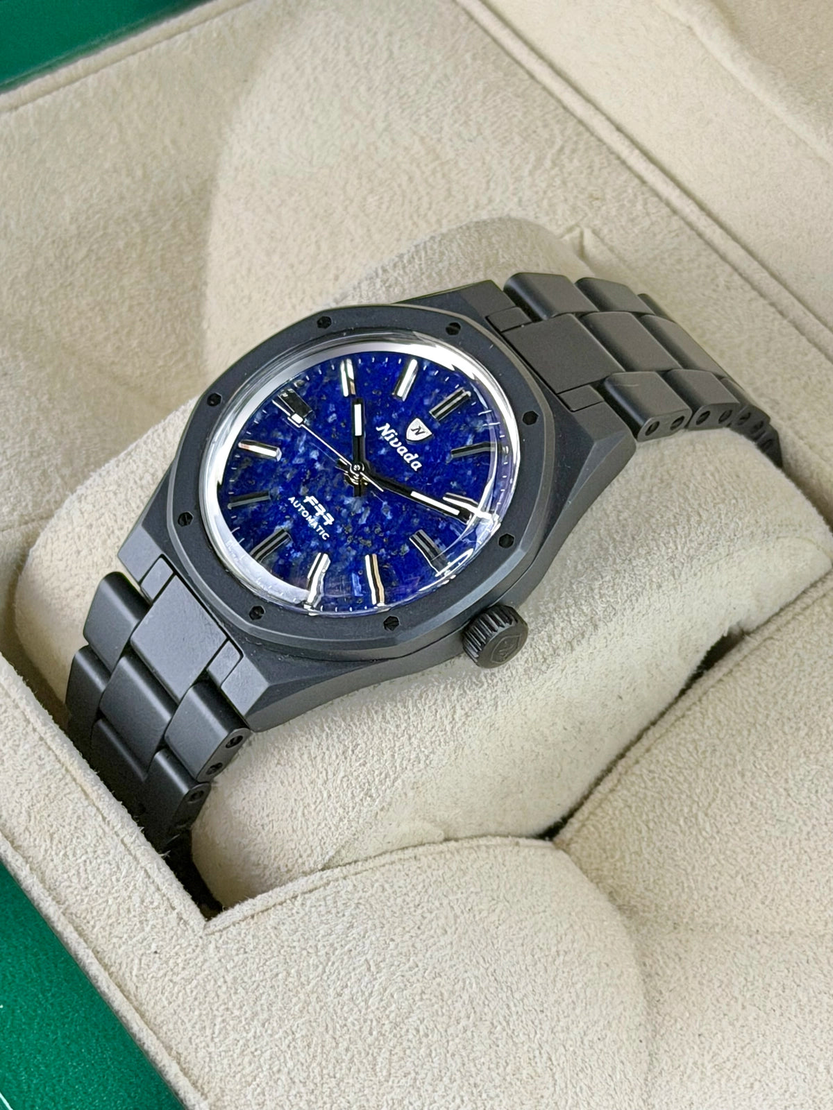 Nivada Lapis Lazuli Blue Dial on Bracelet 68022A77 Complete 2025