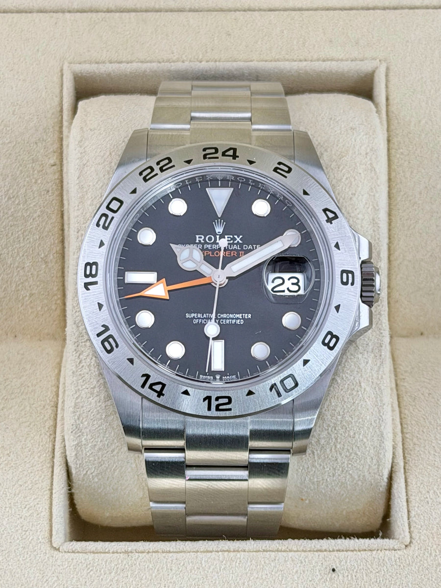 Rolex Explorer II Black Dial on Oyster 226570 Complete 2025