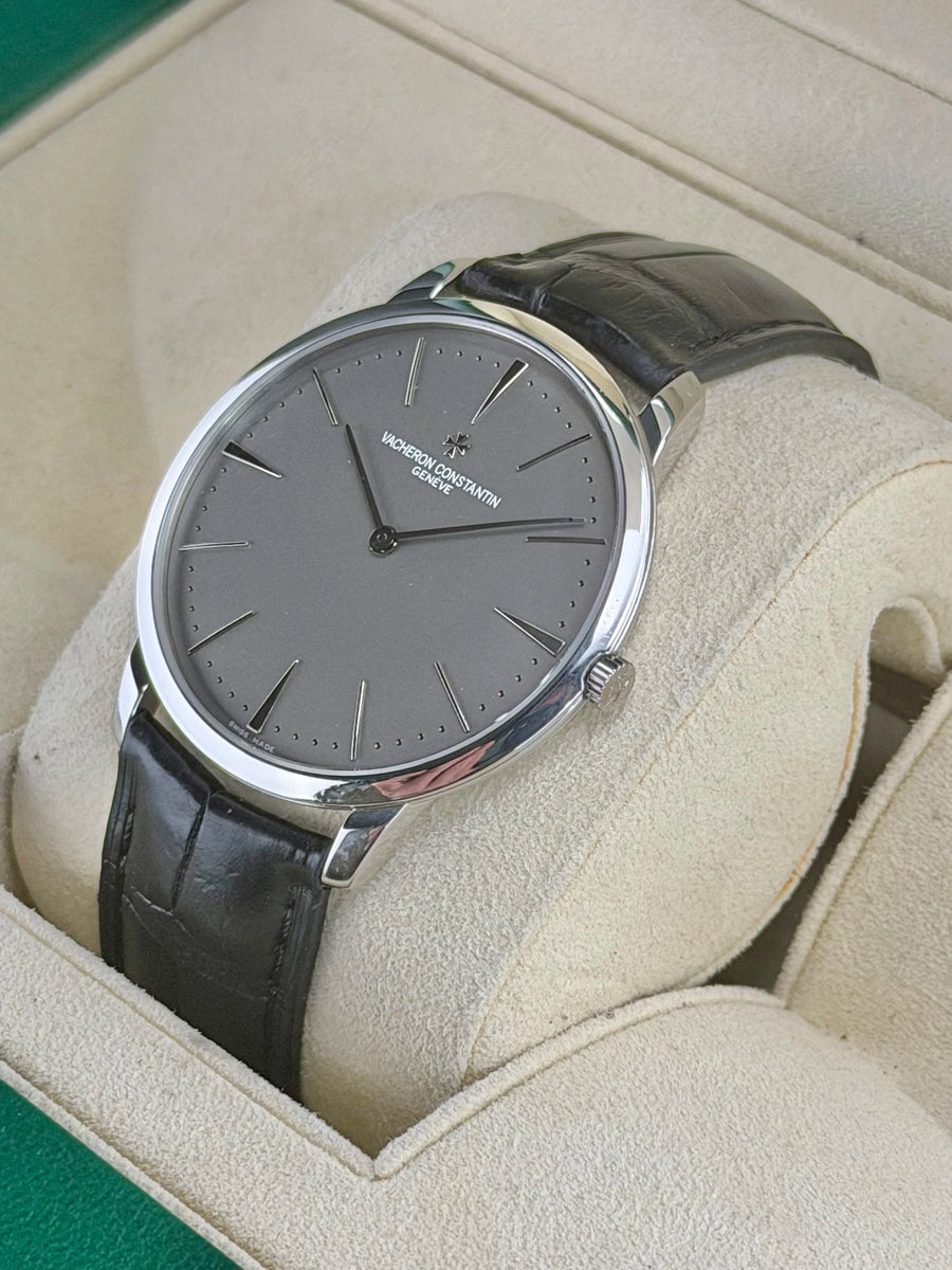 Vacheron Constantin Patrimony Grey Dial on Leather Strap 81180/000P-9539 Complete 2018
