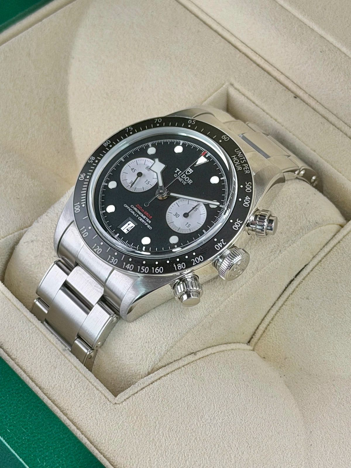 Tudor Black Bay Chrono Black Dial on Bracelet 79360N Complete 2023